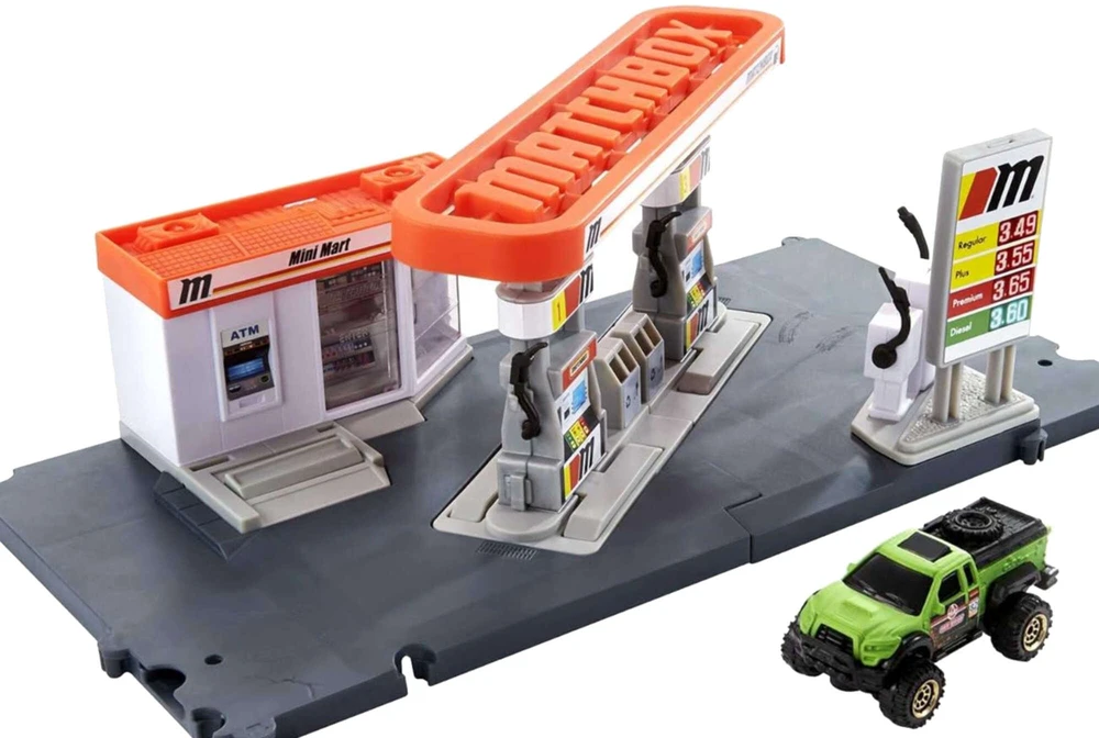 Mattel Matchbox rinkinys „Degalinė“