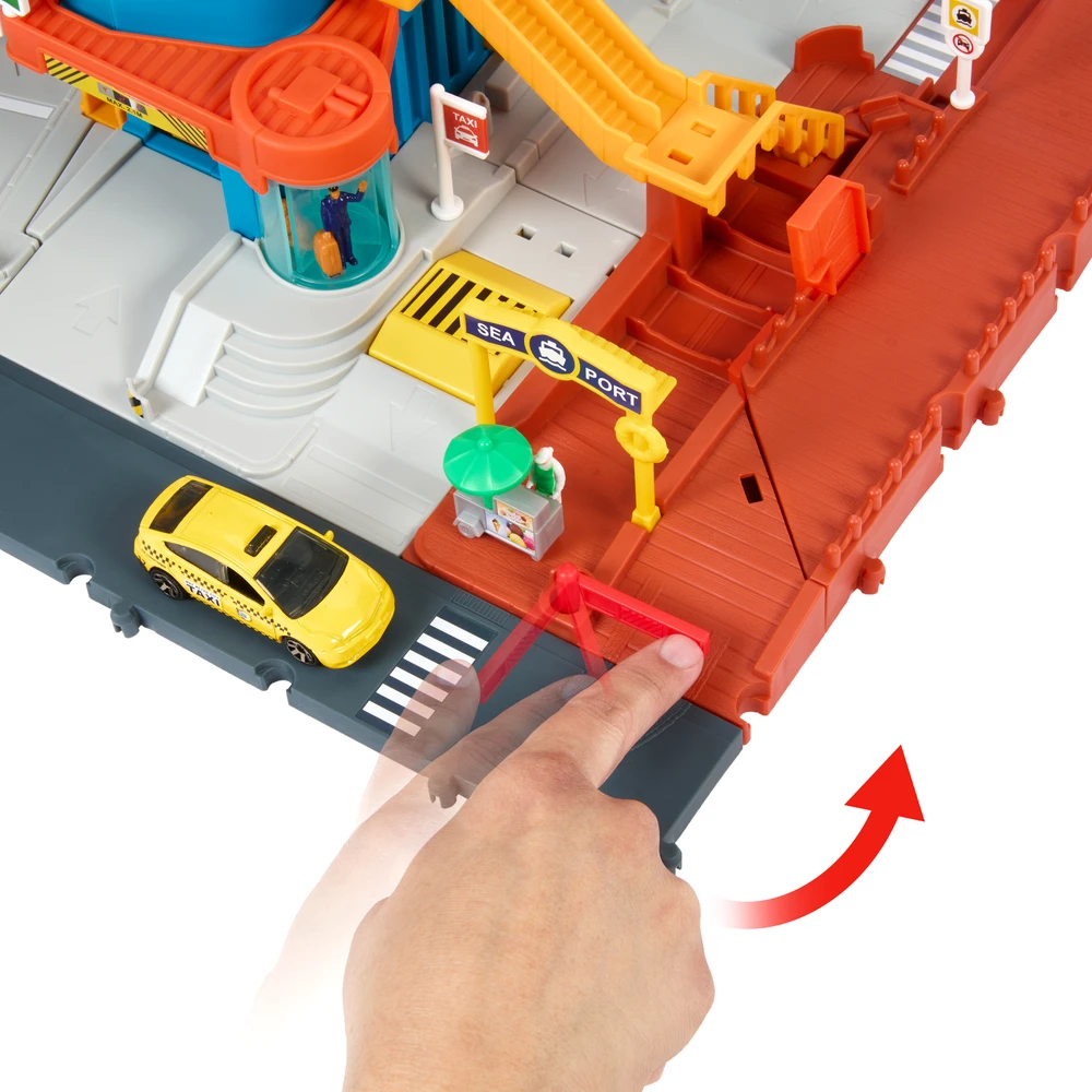 Žaislinė trasa Mattel Matchbox rinkinys „Transporto centras“