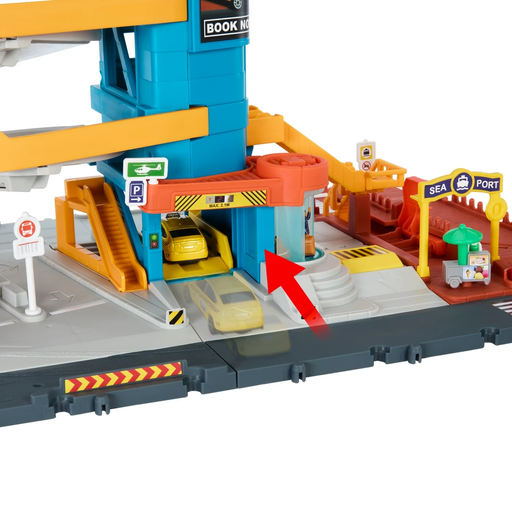 Žaislinė trasa Mattel Matchbox rinkinys „Transporto centras“