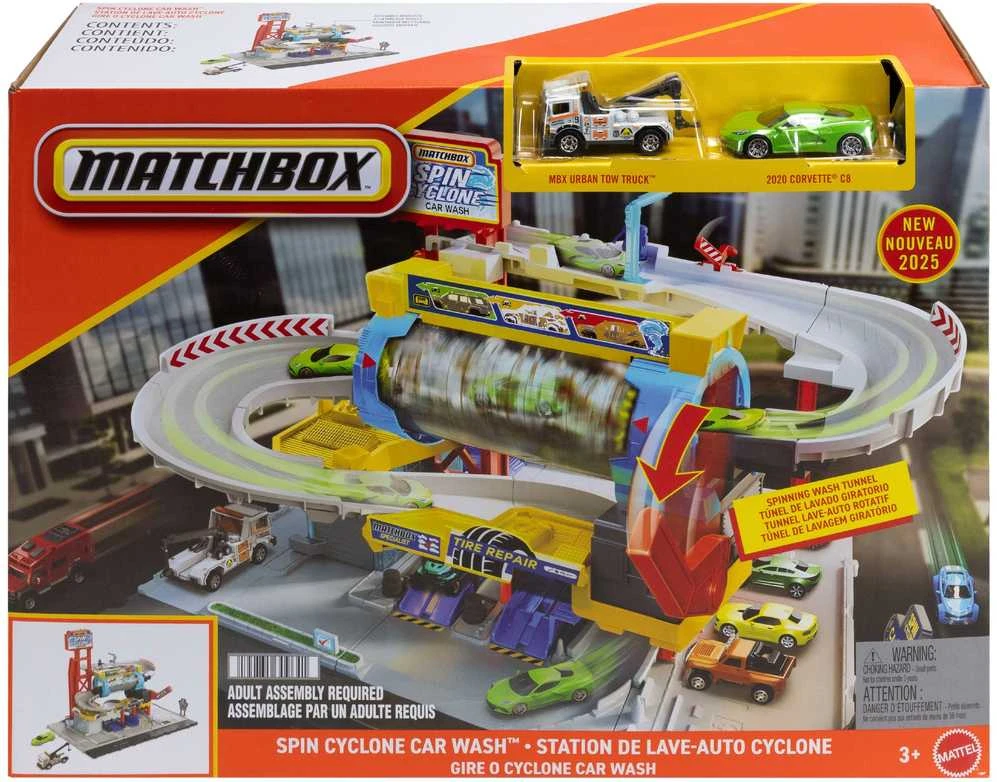 Mattel MATCHBOX tunelinė automobilių plovykla (JGB68)