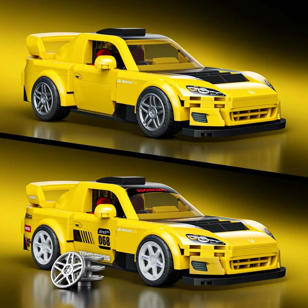 MATTEL BRICK SHOP HOT WHEELS Honda S2000 konstruktorius (JFR88)