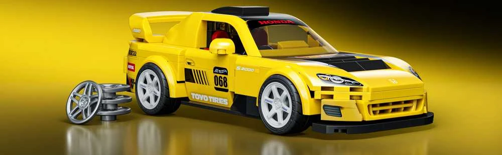 MATTEL BRICK SHOP HOT WHEELS Honda S2000 konstruktorius (JFR88)