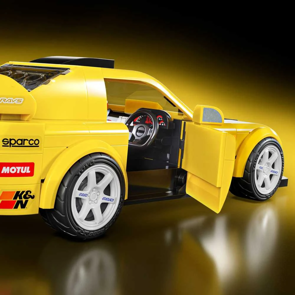 MATTEL BRICK SHOP HOT WHEELS Honda S2000 konstruktorius (JFR88)
