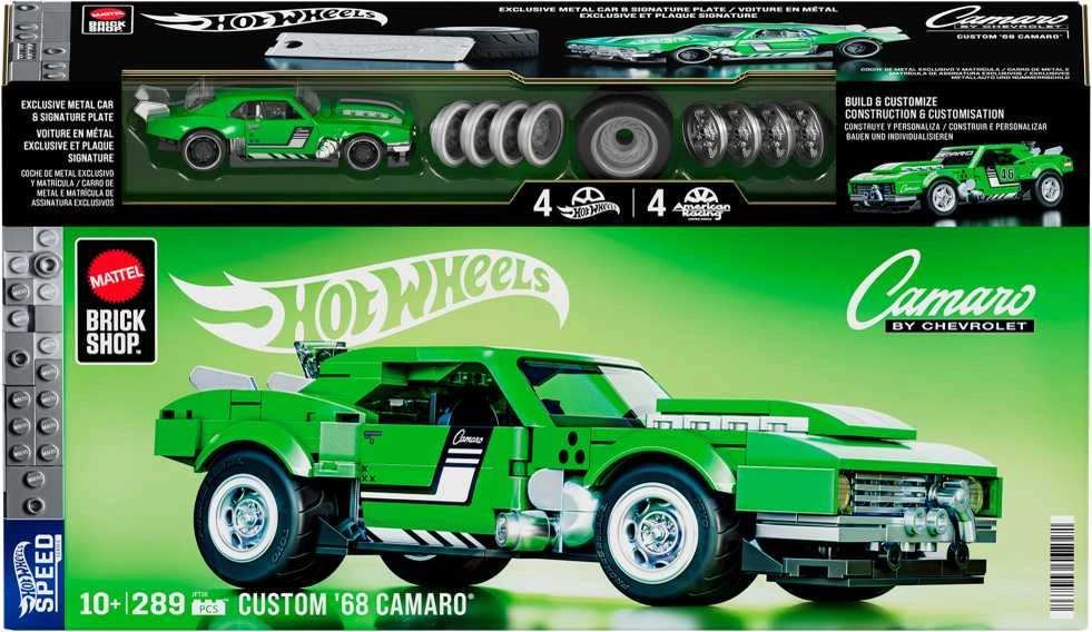MATTEL BRICK SHOP HOT WHEELS konstruktorius – Speed Camaro (JFT16)