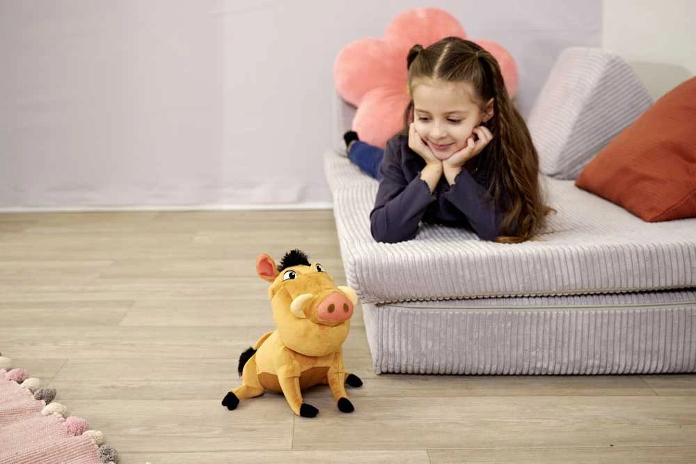 Mattel „Disney“ pliušinis žaislas „Liūtas karalius“, 30 l – Pumbaa, 25 cm