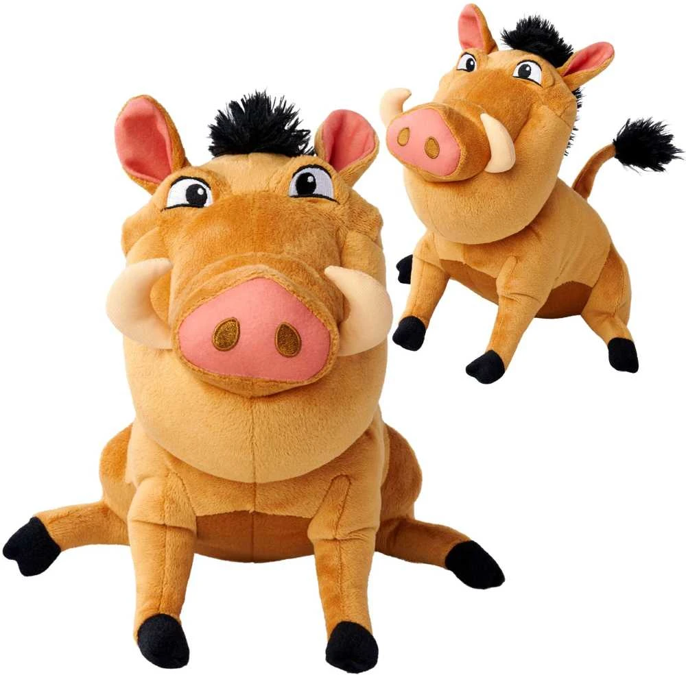 Mattel „Disney“ pliušinis žaislas „Liūtas karalius“, 30 l – Pumbaa, 25 cm
