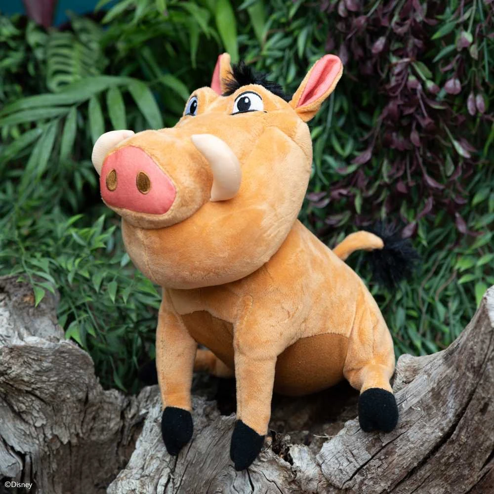 Mattel „Disney“ pliušinis žaislas „Liūtas karalius“, 30 l – Pumbaa, 25 cm