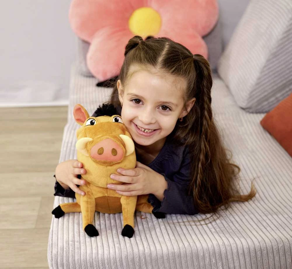 Mattel „Disney“ pliušinis žaislas „Liūtas karalius“, 30 l – Pumbaa, 25 cm
