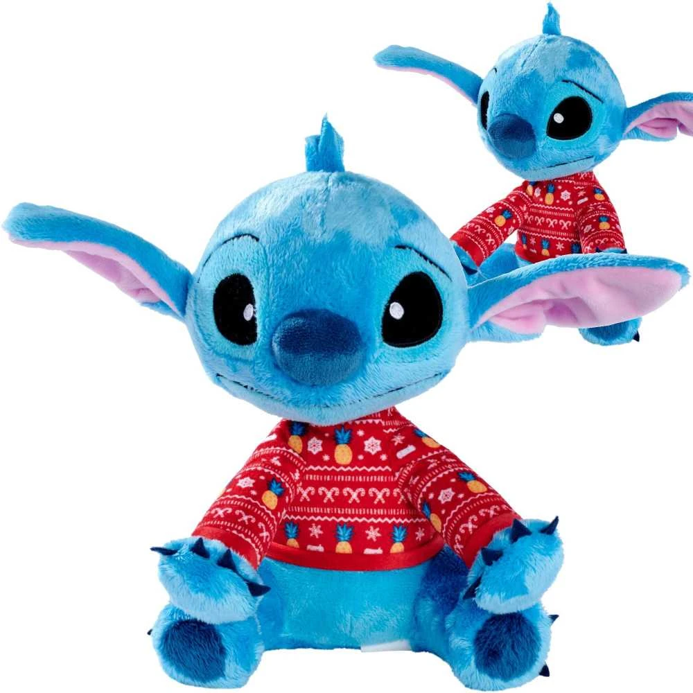 Mattel Simba Minkštas pliušinis Disney Stitch žaislas 25 cm žieminis
