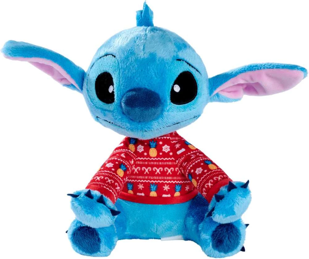 Mattel Simba Minkštas pliušinis Disney Stitch žaislas 25 cm žieminis