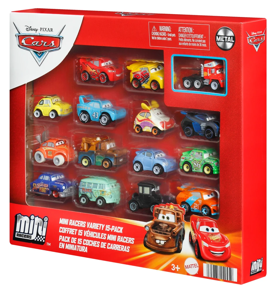 Mattel Cars Auta Mikroauta 15-pak