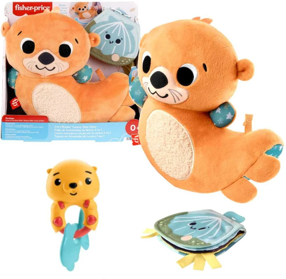 Mattel Fisher Price Sensimals veiklos pliušinis ūdras