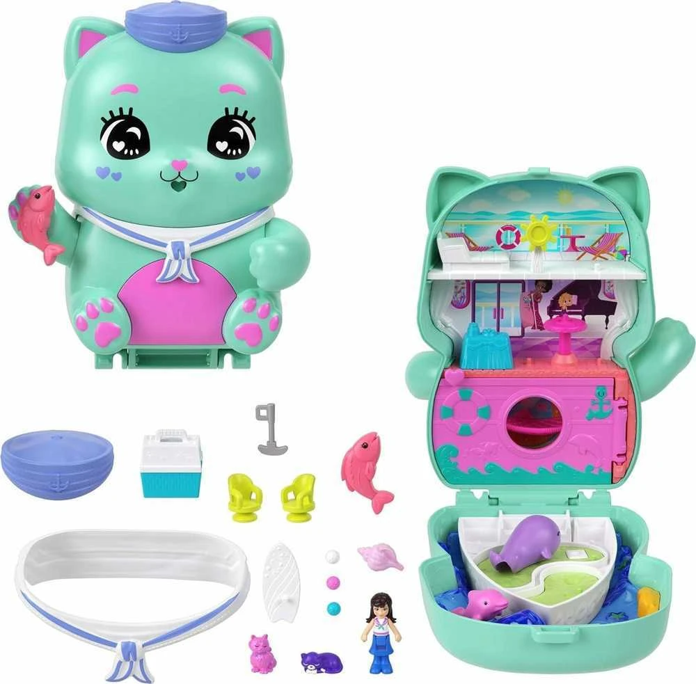 Mattel Polly Pocket katės kruizo figūrėlės rinkinys