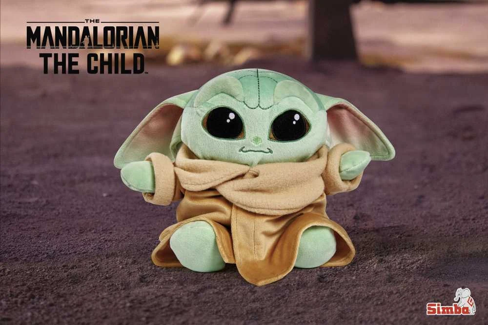 Mattel Disney Madalorian Baby Yoda talismanai, 25 cm