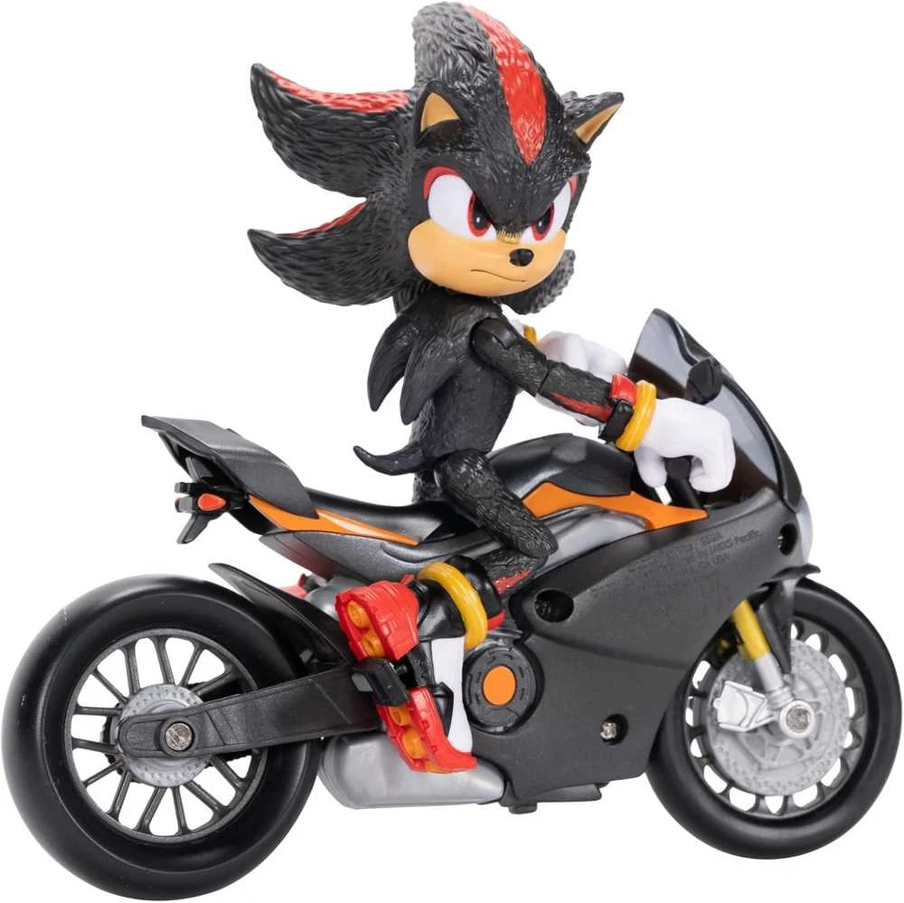 Jakks Pacific „Sonic 3“ filmas – 5 colių šešėlio figūrėlė su motociklu (424064)