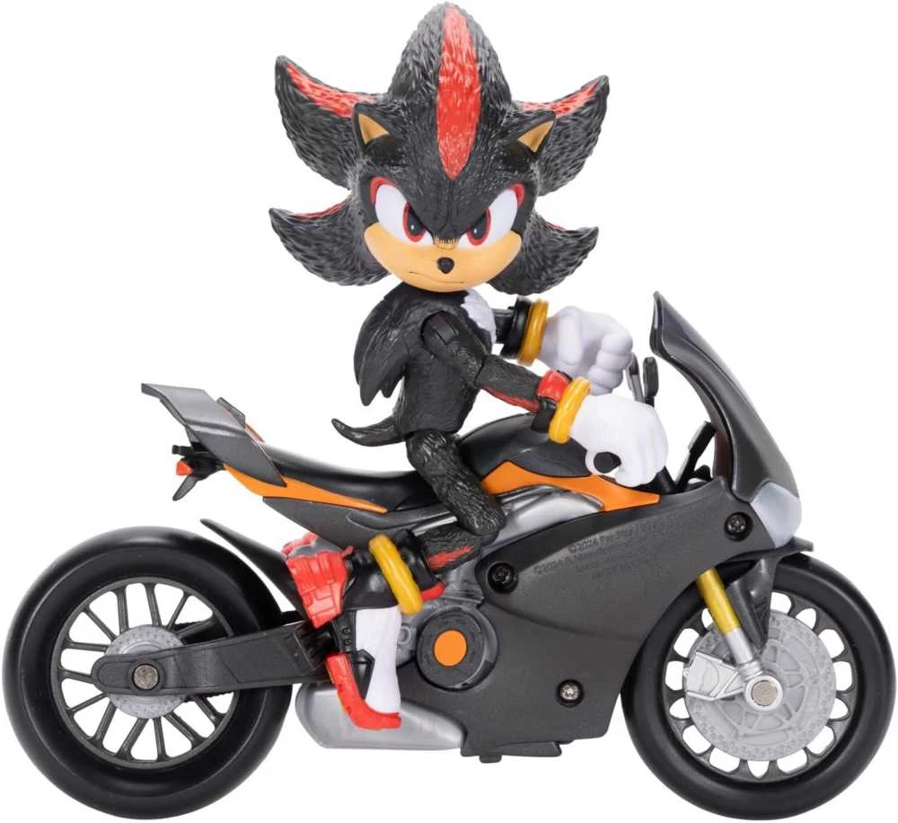 Jakks Pacific „Sonic 3“ filmas – 5 colių šešėlio figūrėlė su motociklu (424064)