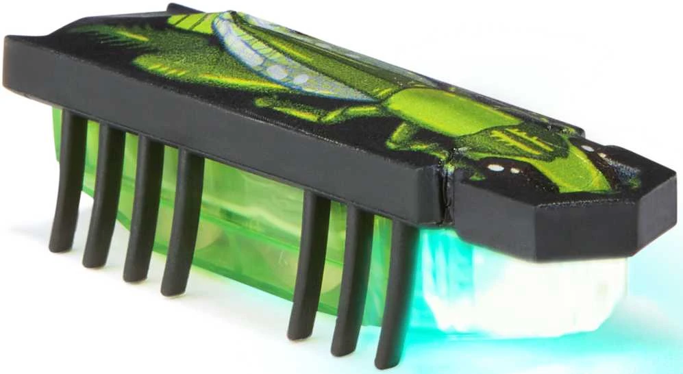 Hexbots Hexbug Nano Flash tarakonų robotas „Žaliasis kirminas + takelio pradinis rinkinys“