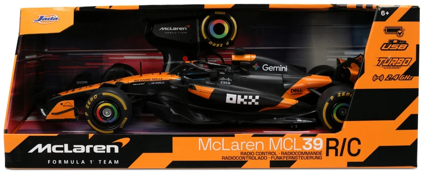 McLaren MCL39 nuotolinio valdymo lenktyninis automobilis Formulės 1 bolidas 1:16 RC 32 cm