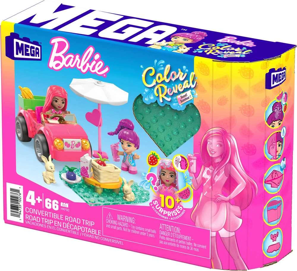Mattel Kaladėlės Barbie kabrioletas linksmai kelionei