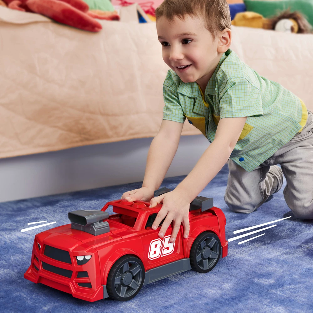 Mattel MEGA BLOKS BUILD AND GO 3 in 1 lenktyninio automobilio konstruktorius (JKG35)