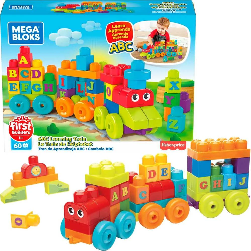 Žaislinis traukinys Mega Bloks DXH35 (60 detalių)