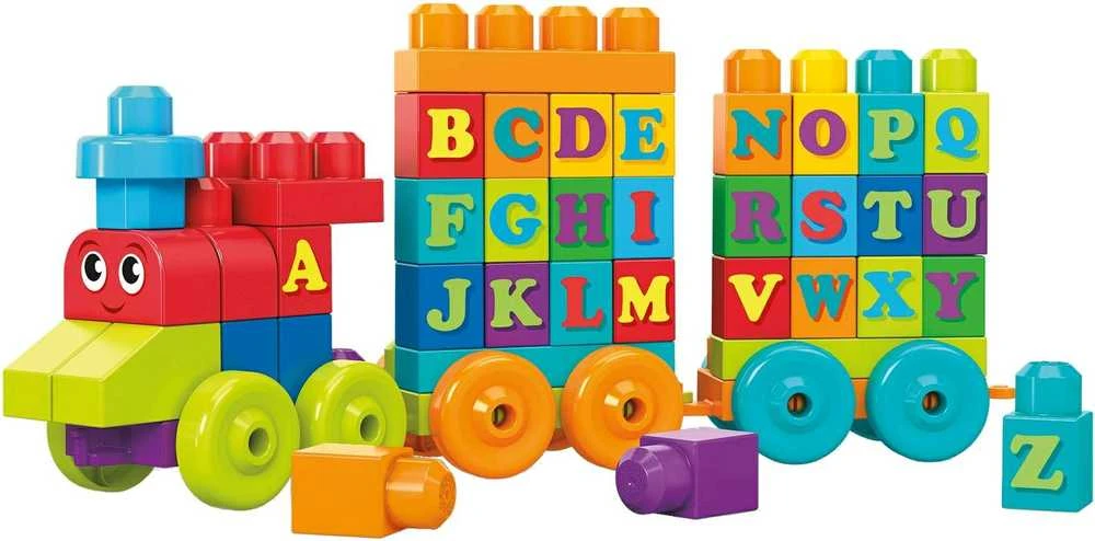 Žaislinis traukinys Mega Bloks DXH35 (60 detalių)