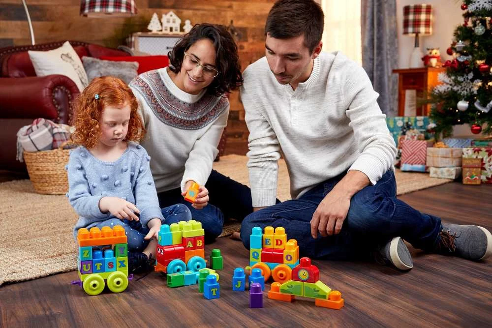 Žaislinis traukinys Mega Bloks DXH35 (60 detalių)