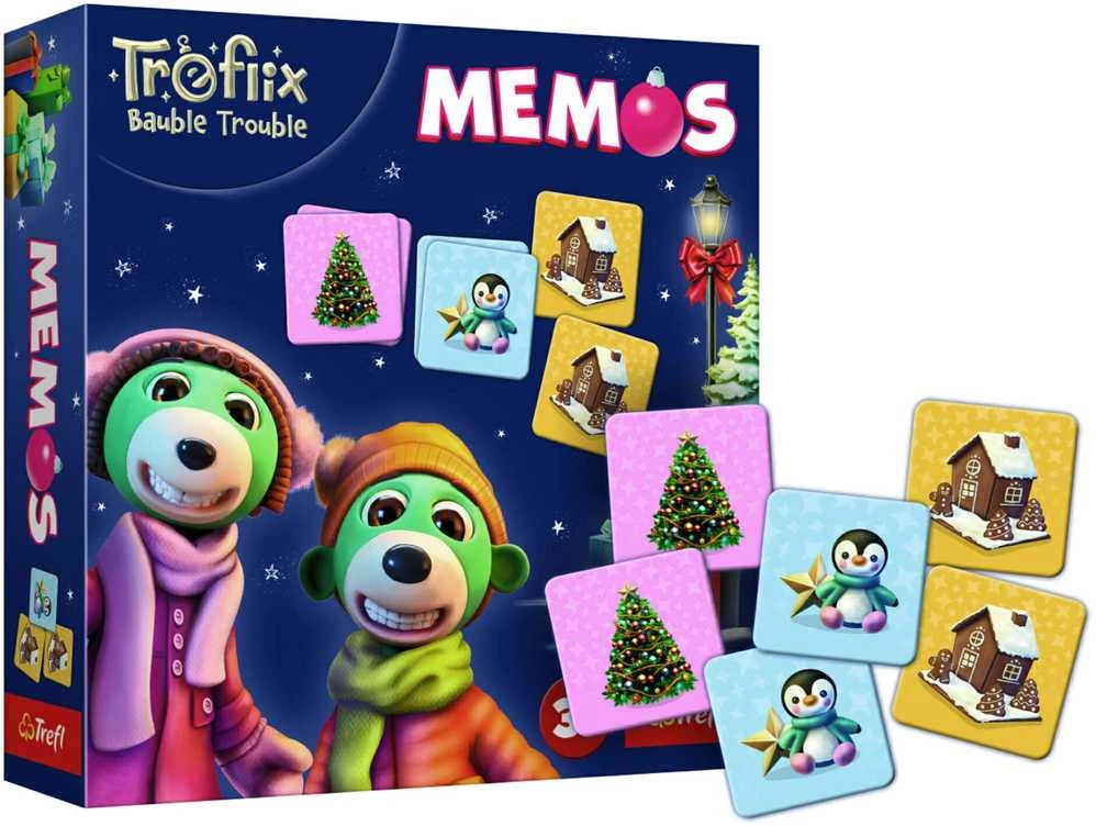 Atminties žaidimas Treflix Bauble Trouble Trefl 02734
