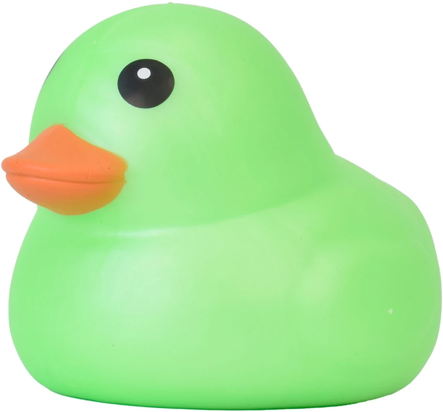 Minkštas sensorinis žaislas Žalia antis Squishy Gniotek antistresinis 17 cm