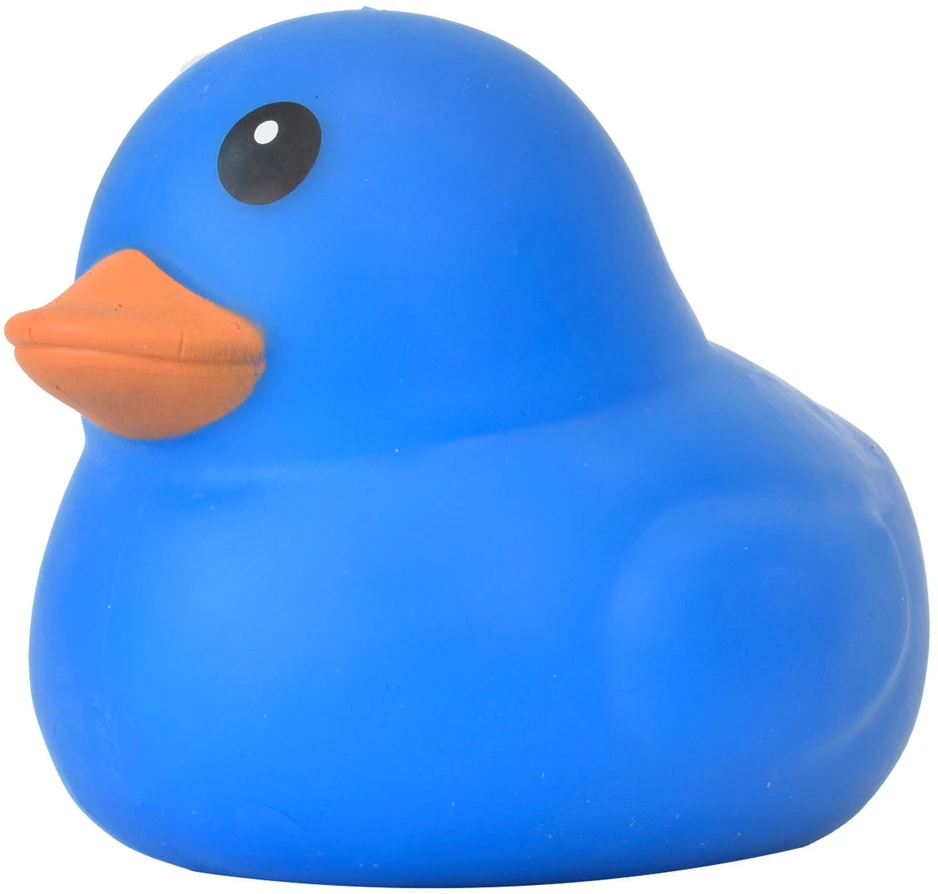 Minkštas sensorinis žaislas Mėlyna antis Squishy Gniotek antistresinis 17 cm