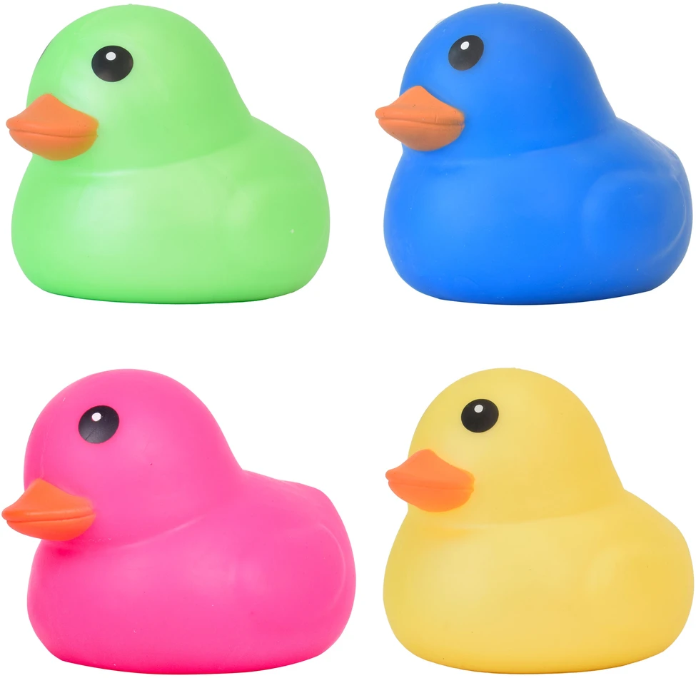Minkštas sensorinis žaislas Mėlyna antis Squishy Gniotek antistresinis 17 cm