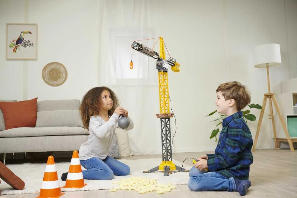 Simba Didelis kranas Nuotoliniu būdu valdomas 110 cm besisukantis kranas + nuotolinio valdymo pultas