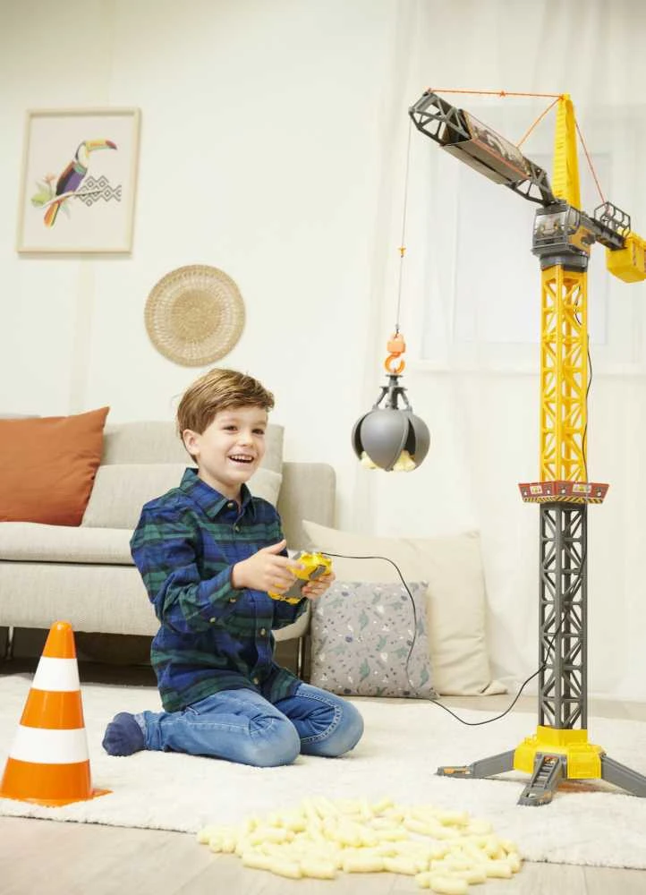 Simba Didelis kranas Nuotoliniu būdu valdomas 110 cm besisukantis kranas + nuotolinio valdymo pultas