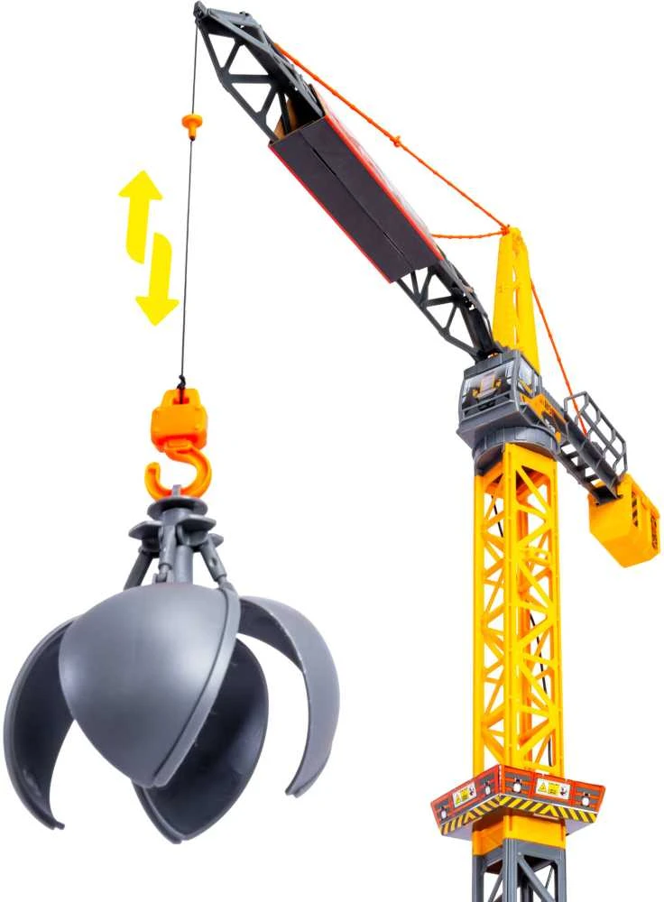 Simba Didelis kranas Nuotoliniu būdu valdomas 110 cm besisukantis kranas + nuotolinio valdymo pultas