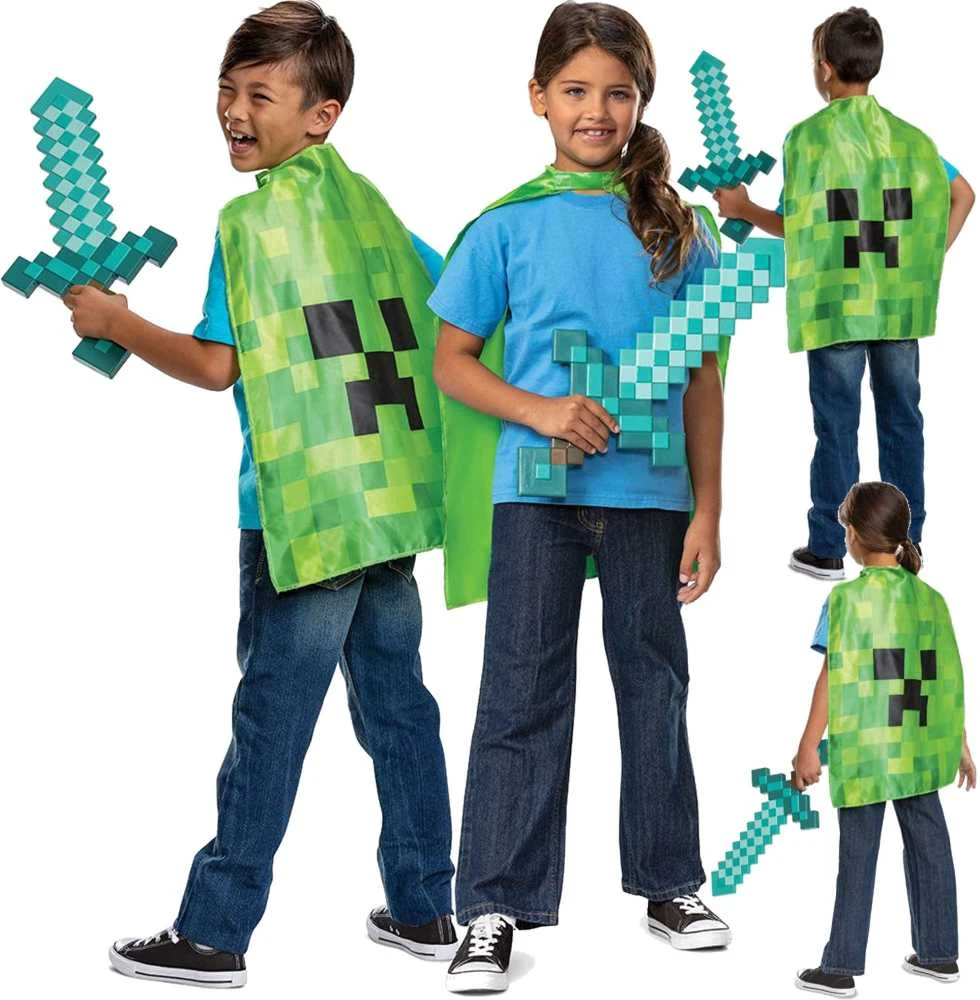 Disguise,Minecraft Apsiaustas, „Minecraft“ apranga – „Minecraft“ kardas su apsiaustu (156239)