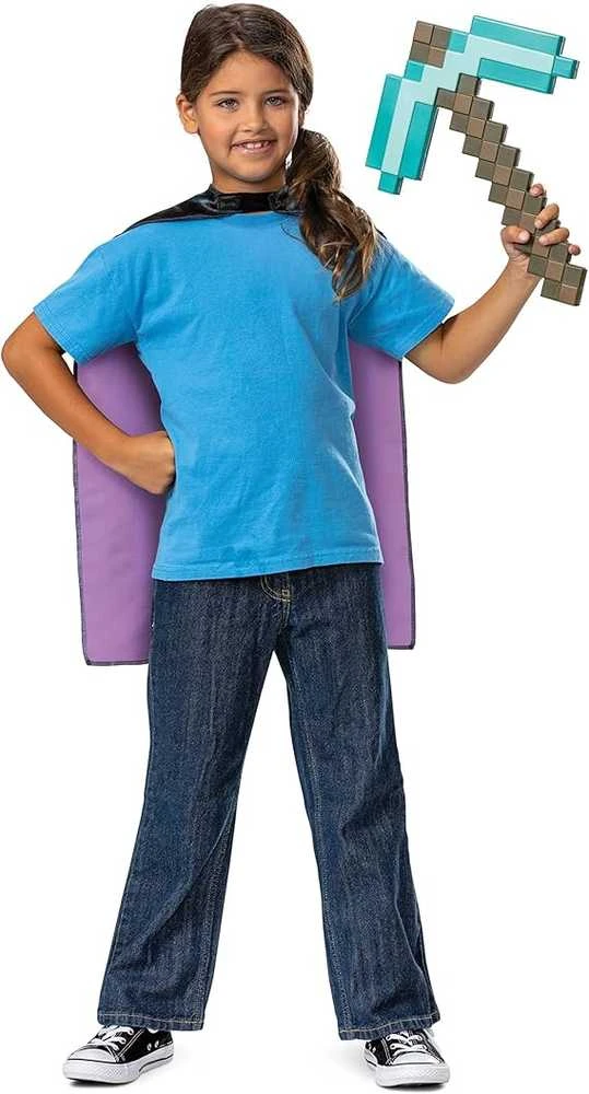 Disguise Užmaskavimas – „Minecraft“ vaidmenų žaidimas – rinkinys „Pirkaxe & Cape“ (156249-15L)