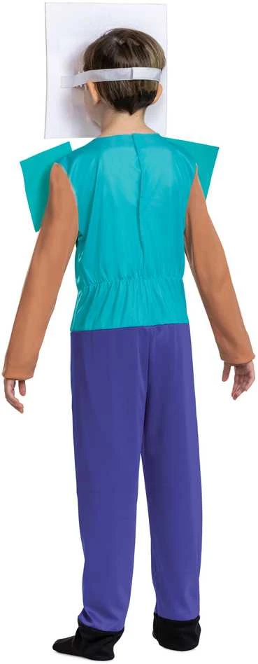 Minecraft kostiumas karnavalinis kostiumas Steve 109-126 cm (4-6 metų)