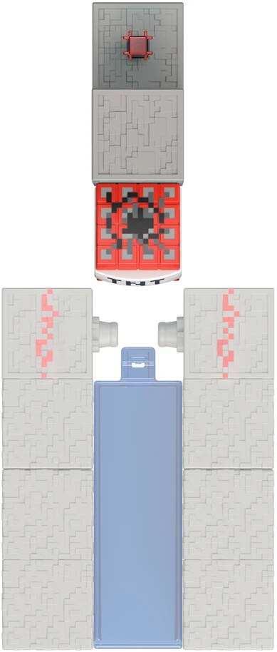 Minecraft Redstone Rinkinys Figūrėlė Creeper su armatą TNT 6+