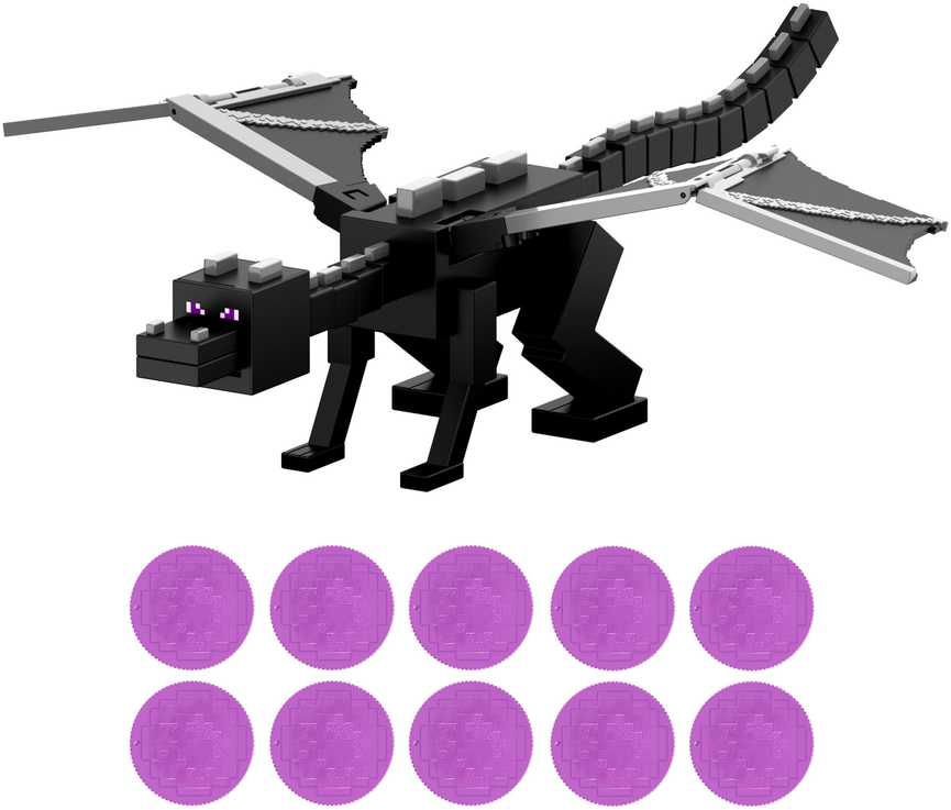 Mattel Figūrėlė Minecraft drakonas Endu su ugnies kvapo efektu