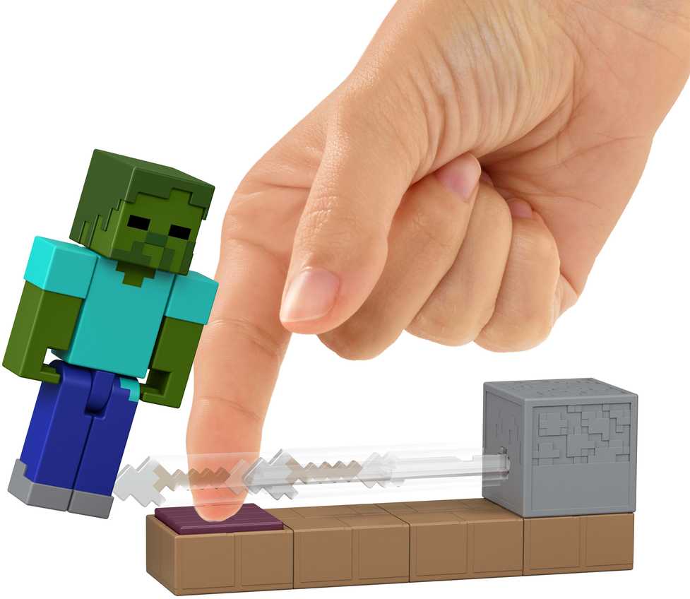 Mattel Figūrėlė Minecraft su spąstų rinkiniu