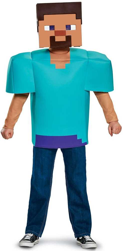 Disguise GoDan Steve kostiumas - Minecraft (licencija) M 7-8 m