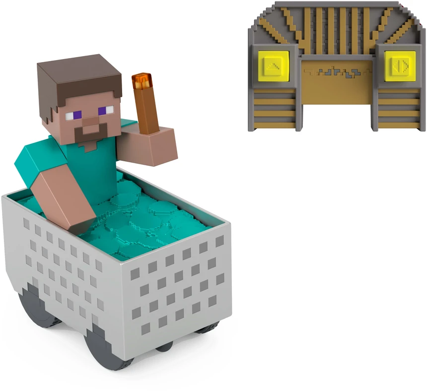 Minecraft Steve'o RC nuotolinio valdymo automobilis