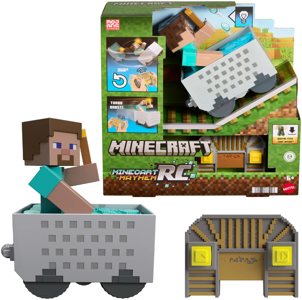 Minecraft Steve'o RC nuotolinio valdymo automobilis