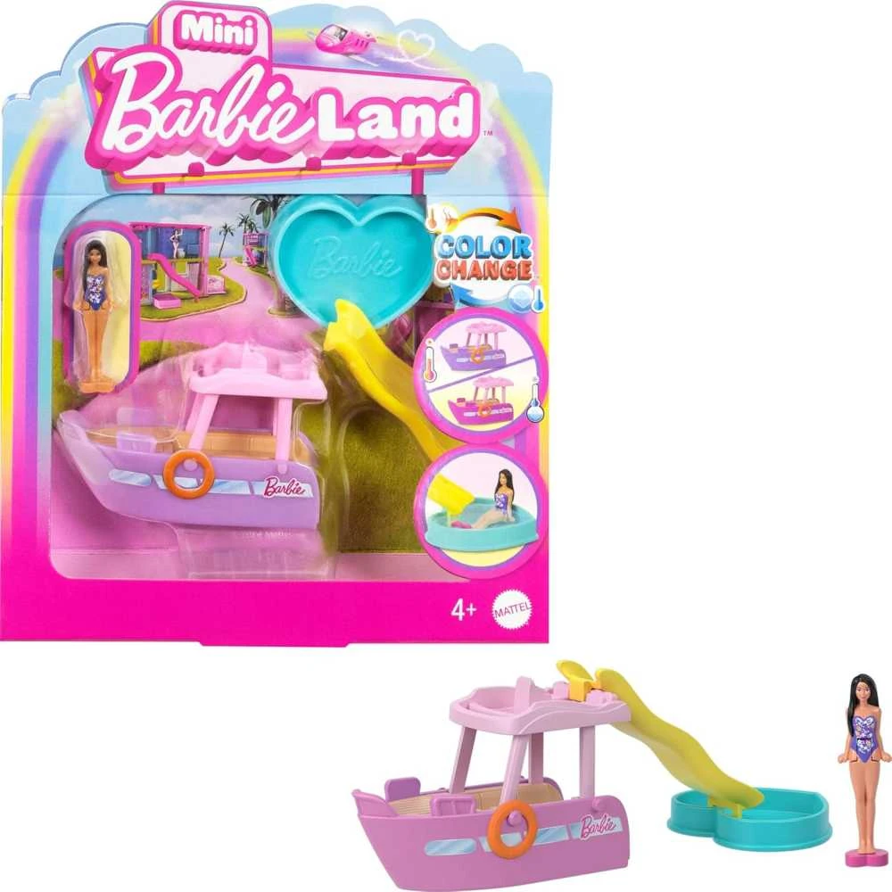 Barbie Mini BarbieLand Doll and Vehicle HYF41
