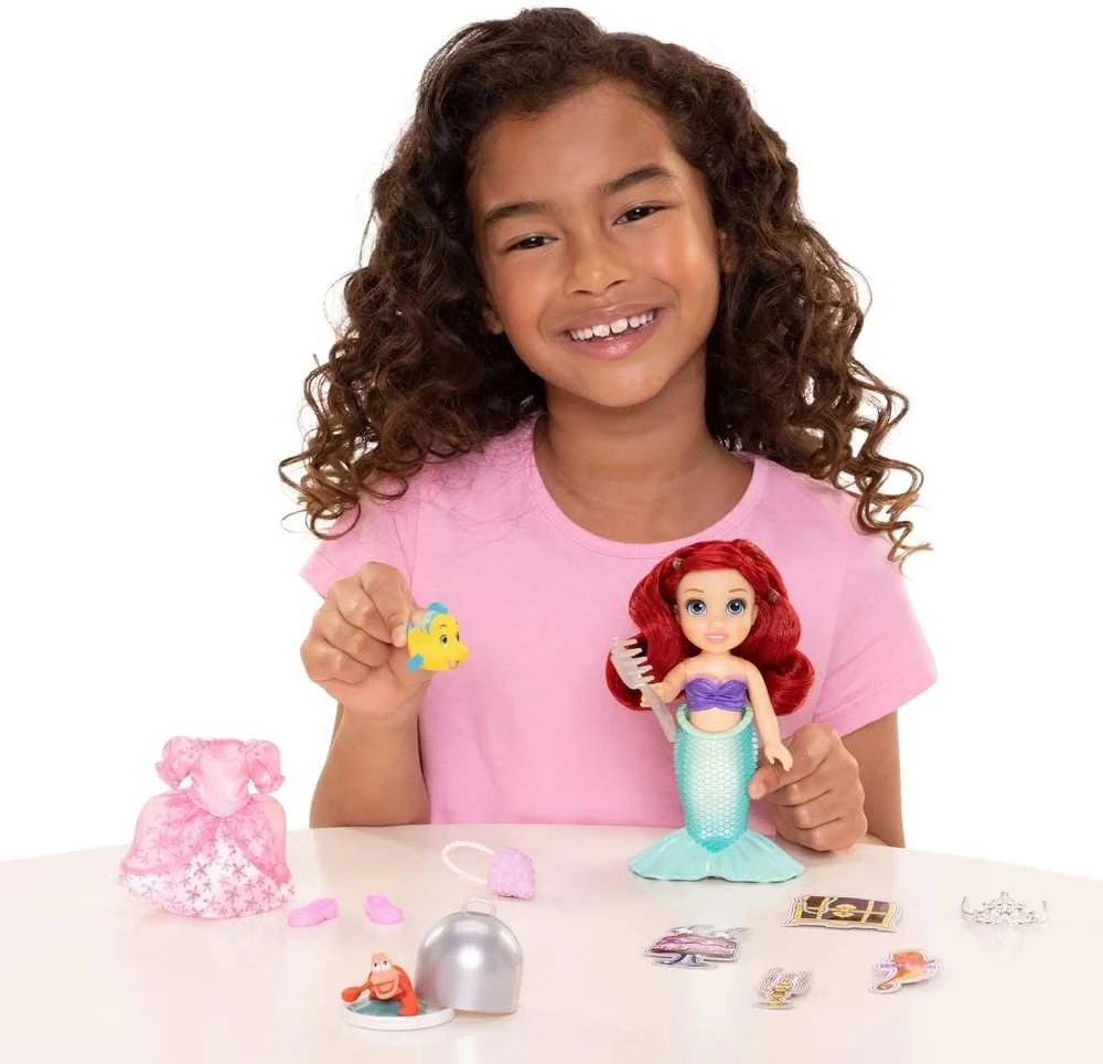 Jakks Pacific Disney Princess lėlė Ariel 15 cm (2338049)