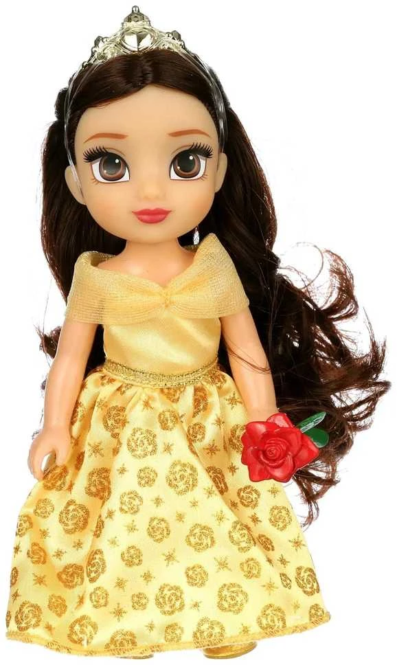 Jakks Disney gražuolė ir pabaisa Belle mini lėlė 16 cm + priedai