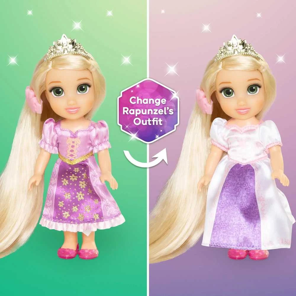 Disney Princess - Lėlė 15 cm - Ilgiausi plaukai Rapunzel (233794)