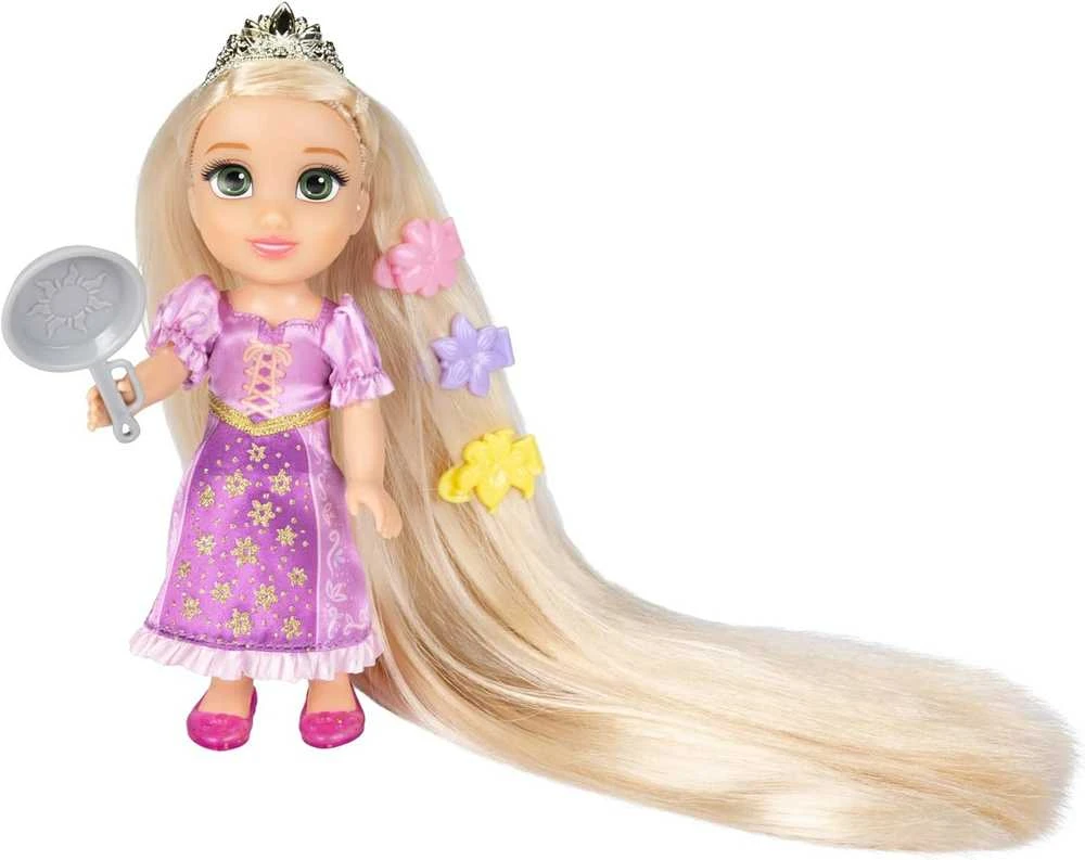 Disney Princess - Lėlė 15 cm - Ilgiausi plaukai Rapunzel (233794)
