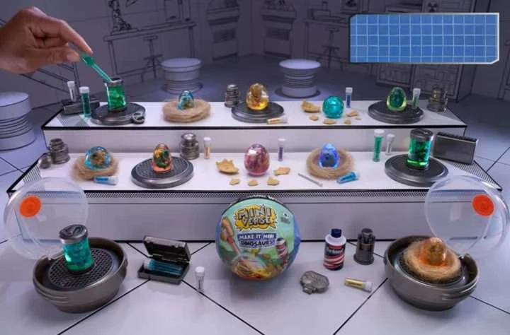 MGA Miniverse Mini Jurassic World rinkinys (522553/522546)