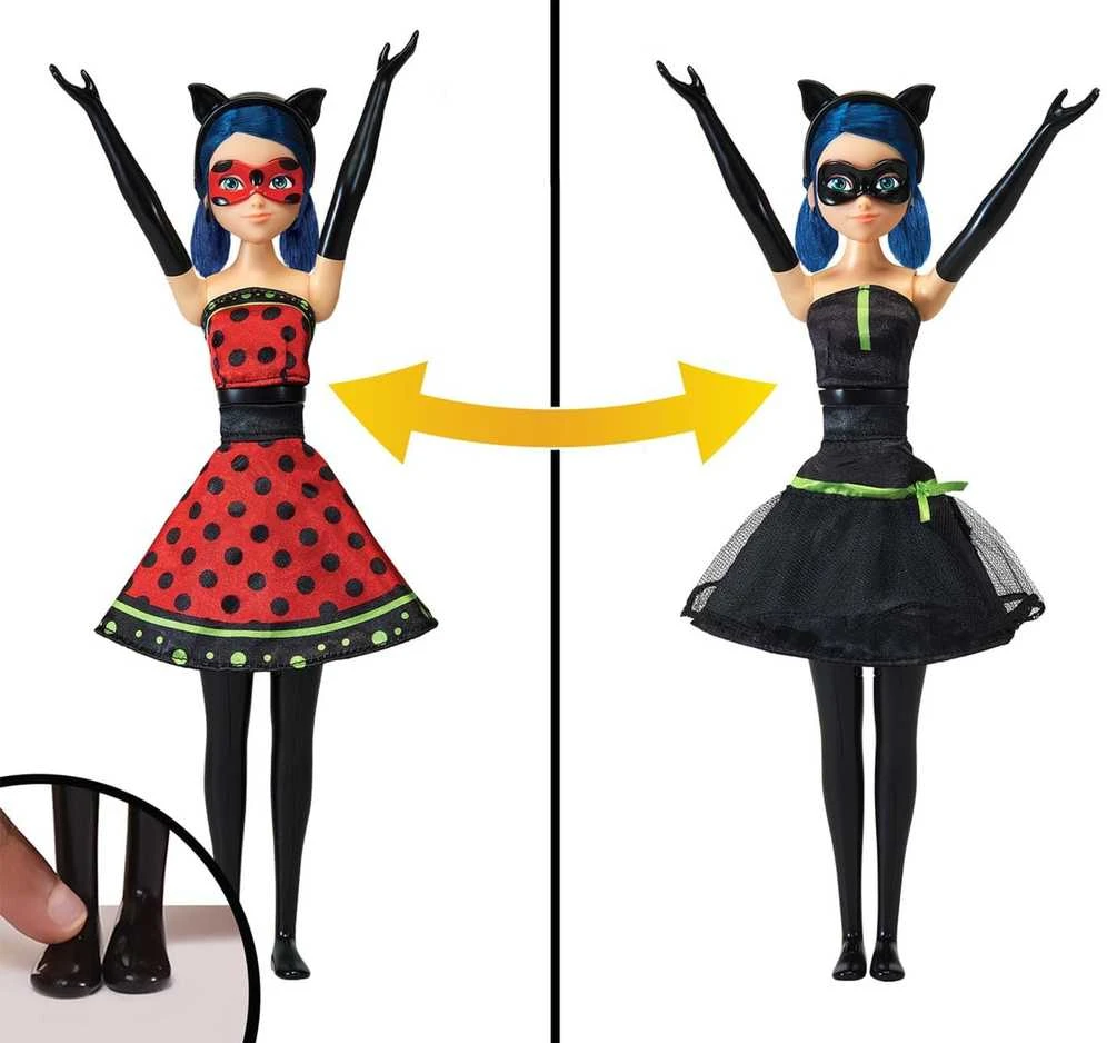 Miraculous Stebuklinga „Lėlė Hero Switch Ladybug Fashion Doll“, 50414